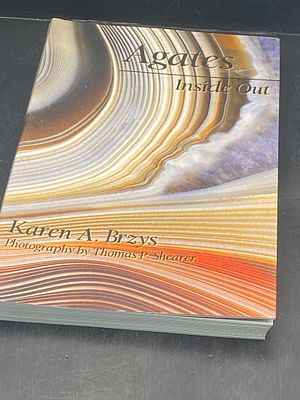 Book, Reference, Collectible, Decor. Agates: Inside Out with Author Signature Book