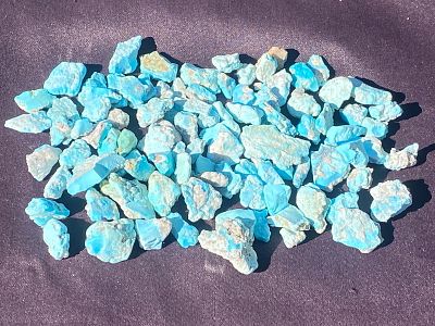 Rock, Crystal, Natural, Collectible, Mineral, Nuggets. Turquoise Nuggets Arizona 4oz