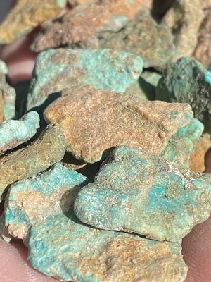 Rock, Crystal, Natural, Collectible, Mineral, Nuggets. Turquoise Nuggets Arizona 5oz