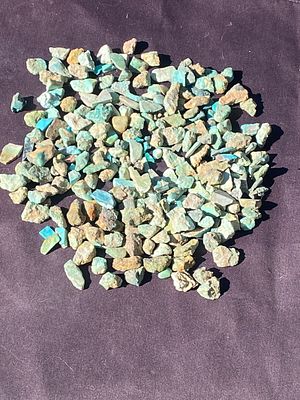Rock, Crystal, Natural, Collectible, Mineral, Nuggets. Turquoise Nuggets Arizona 10oz