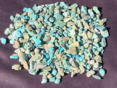 Rock, Crystal, Natural, Collectible, Mineral, Nuggets. Turquoise Nuggets Arizona 10oz