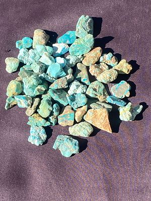 Rock, Crystal, Natural, Collectible, Mineral, Nuggets. Turquoise Nuggets Arizona 6oz