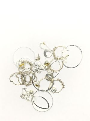 Bulk sterling silver earrings. Sterling earrings sets weighing 40.40 grams total weight.