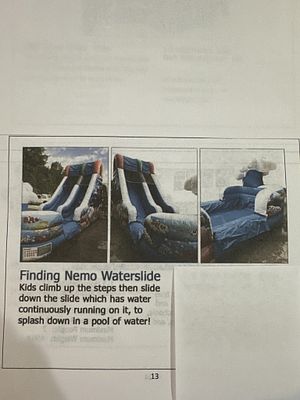Wild Wave Wet/Dry Finding Nemo. 2015 | Mfr. Cutting Edge | SN PS 029 | L26 W12 H15 | Comes with