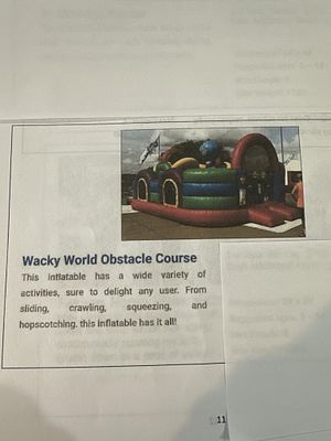 Wacky World. 2014 | Mfr. Cutting Edge | SN PS 036 | L29 W28 H10 | Comes with a blower