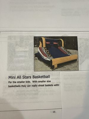 Basketball - small. 2012 | Mfr. Cutting Edge | SN PS 041 | L10 W10 H8 | Comes with a blower