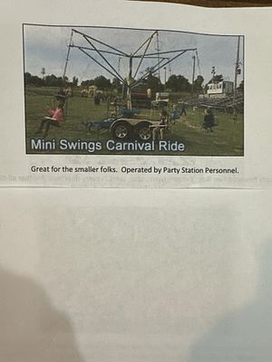 6 Passenger Kiddie Swing. 2000 | Mfr. RJ | SN 3810 | 30 ft Radius