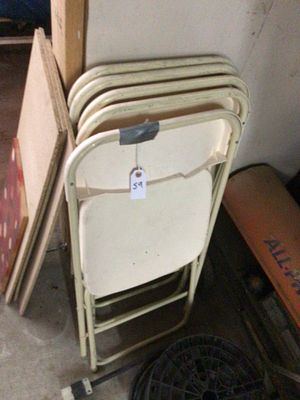 40 or so Chairs. foldable