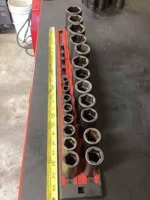 Half inch snap on deep well impact sockets