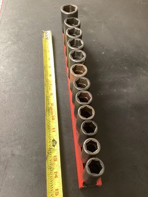 Snap on semi deep impact sockets Metric