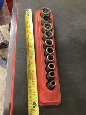 Snap on 3/8 impact sockets