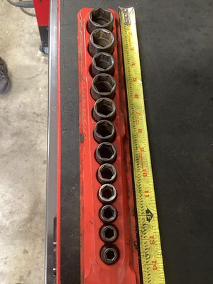 Snap on 3/8 impact sockets standard
