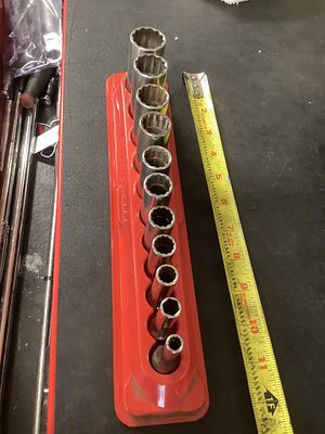 Snap on 3/8 deep well sockets. Snap on 3/8 deep well sockets
