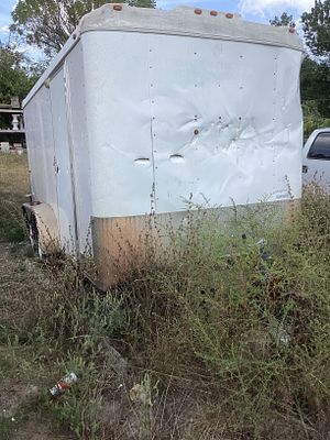 Tandem Axle Enclosed Trailer. 14' L x 7' W Box