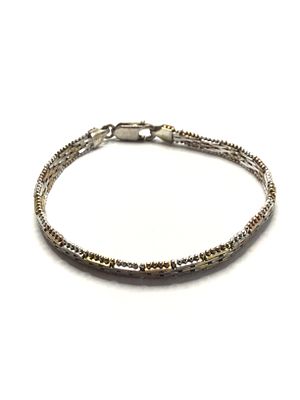 Sterling silver bracelet. Sterling bracelet weighing 10.82 grams total weight. 7 inches length.