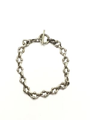 Sterling silver bracelets. Sterling bracelet weighing 14.74 grams total. 8 inches length.