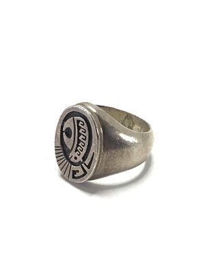Artisan handmade ring. Sterling silver ring weighing 17.86 grams total. Size 9 1/2.