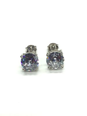 Sterling silver earrings. Sterling earrings with CZ gemstones. 2.87 grams total weight.