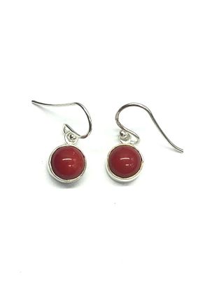 Sterling silver ring. Sterling ring with red coral stones. 3.28 grams total weight.
