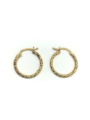 Sterling silver earrings. Sterling hoop earrings weighing 1.82 grams total.