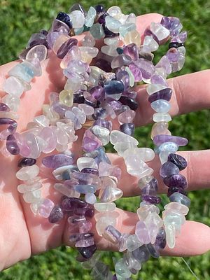 Chip, Fluorite, Necklace, Jewelry. Chipstone Necklace: Fluorite