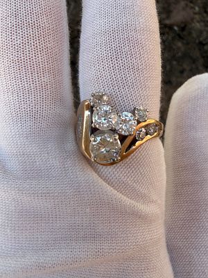 14k heirloom-quality statement ring. Crafted in 14K gold, this stunning vintage-inspired ring 