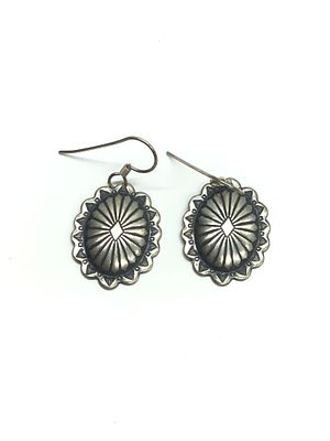 Artisan made earrings. Sterling earrings weighing 2.75 grams total.