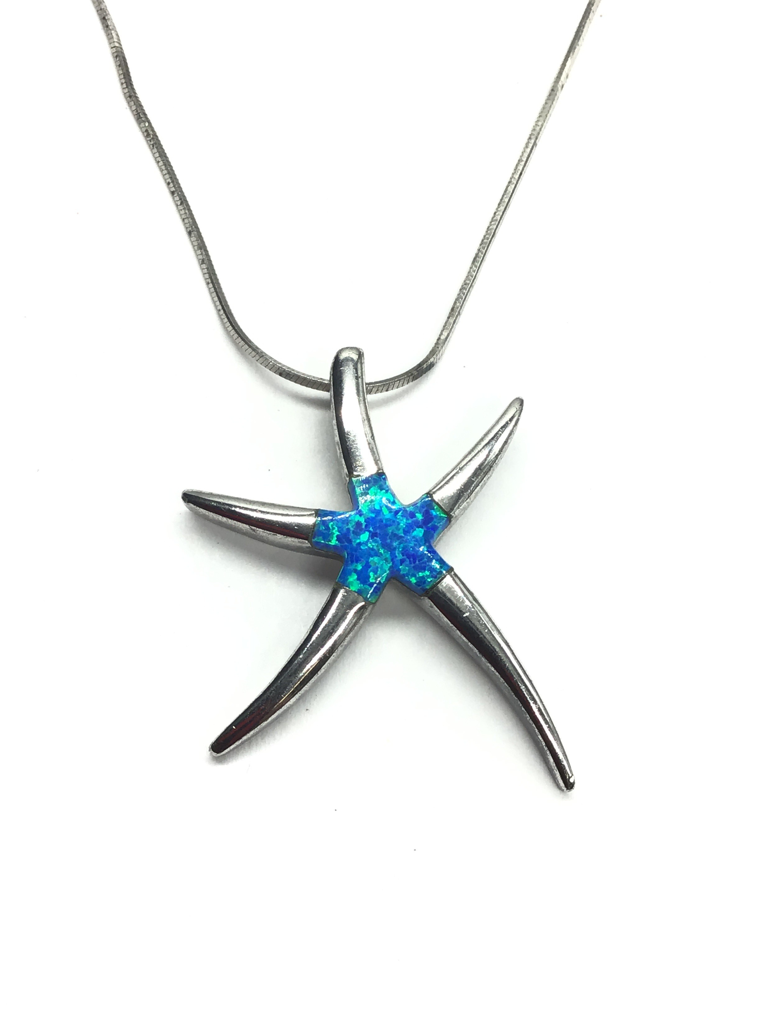 Sterling silver necklace and pendant