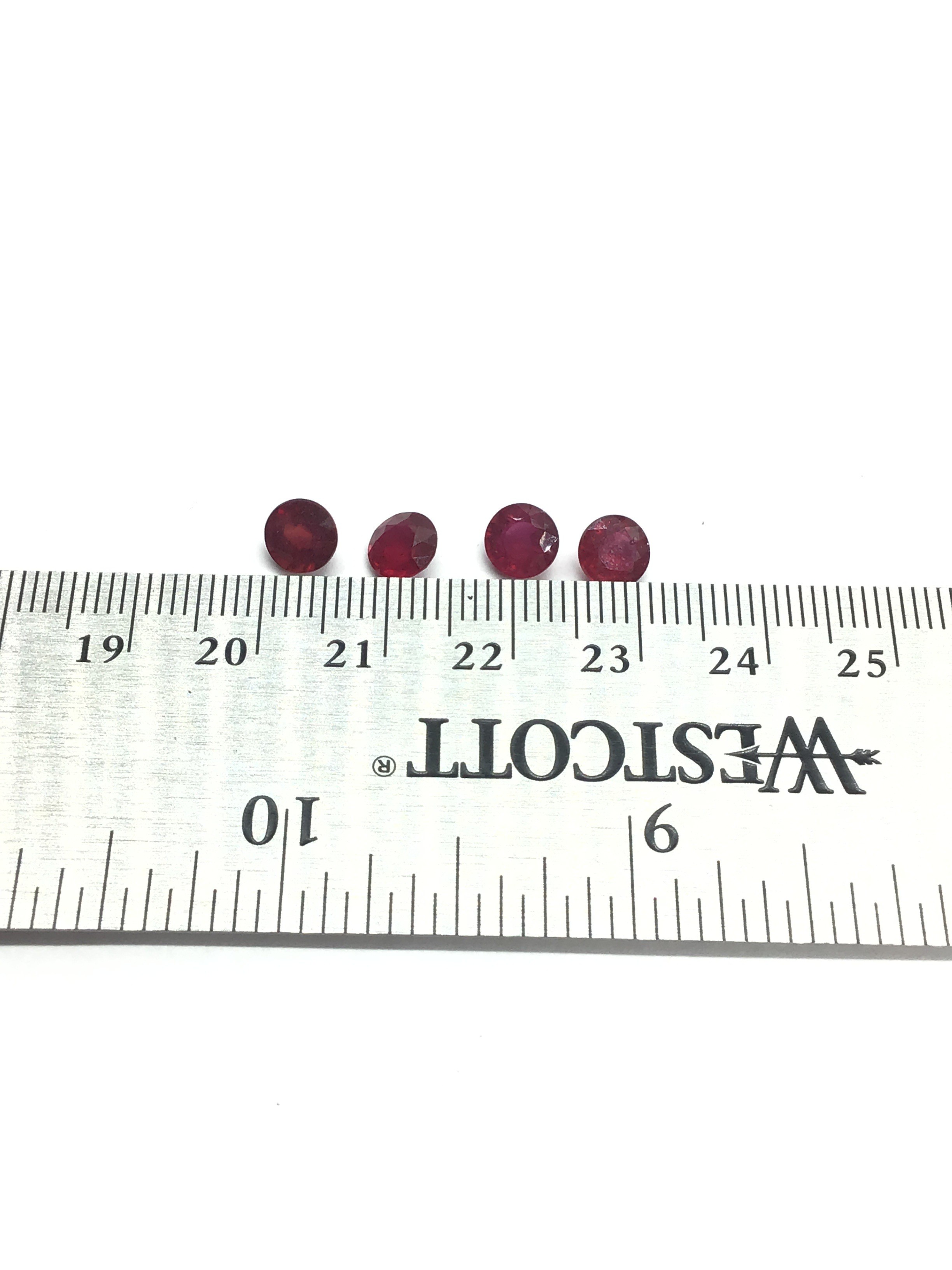 Ruby gemstones