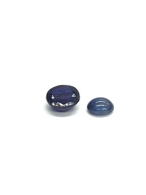 Sapphire gemstones. Various cut blue sapphires. 5.95 carats total.