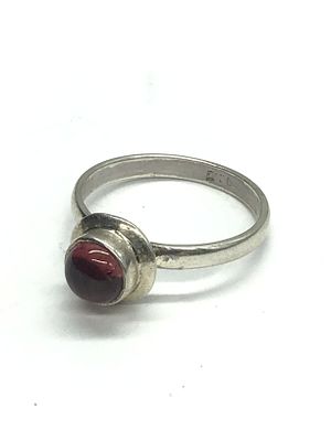 Sterling silver ring. Sterling ring with pink tourmaline gemstone. 2.49 grams total weight. Size 7.
