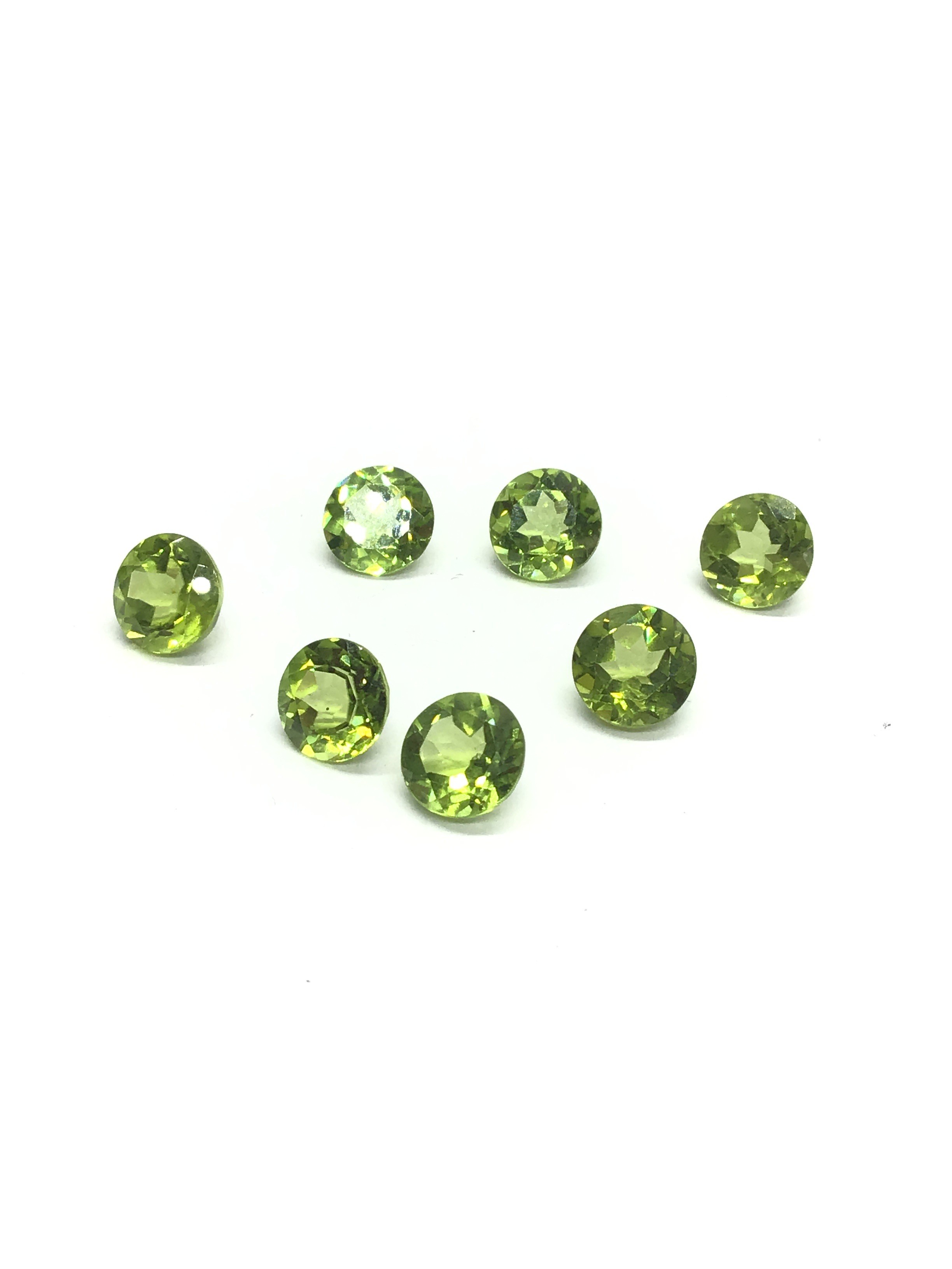 Peridot gemstones