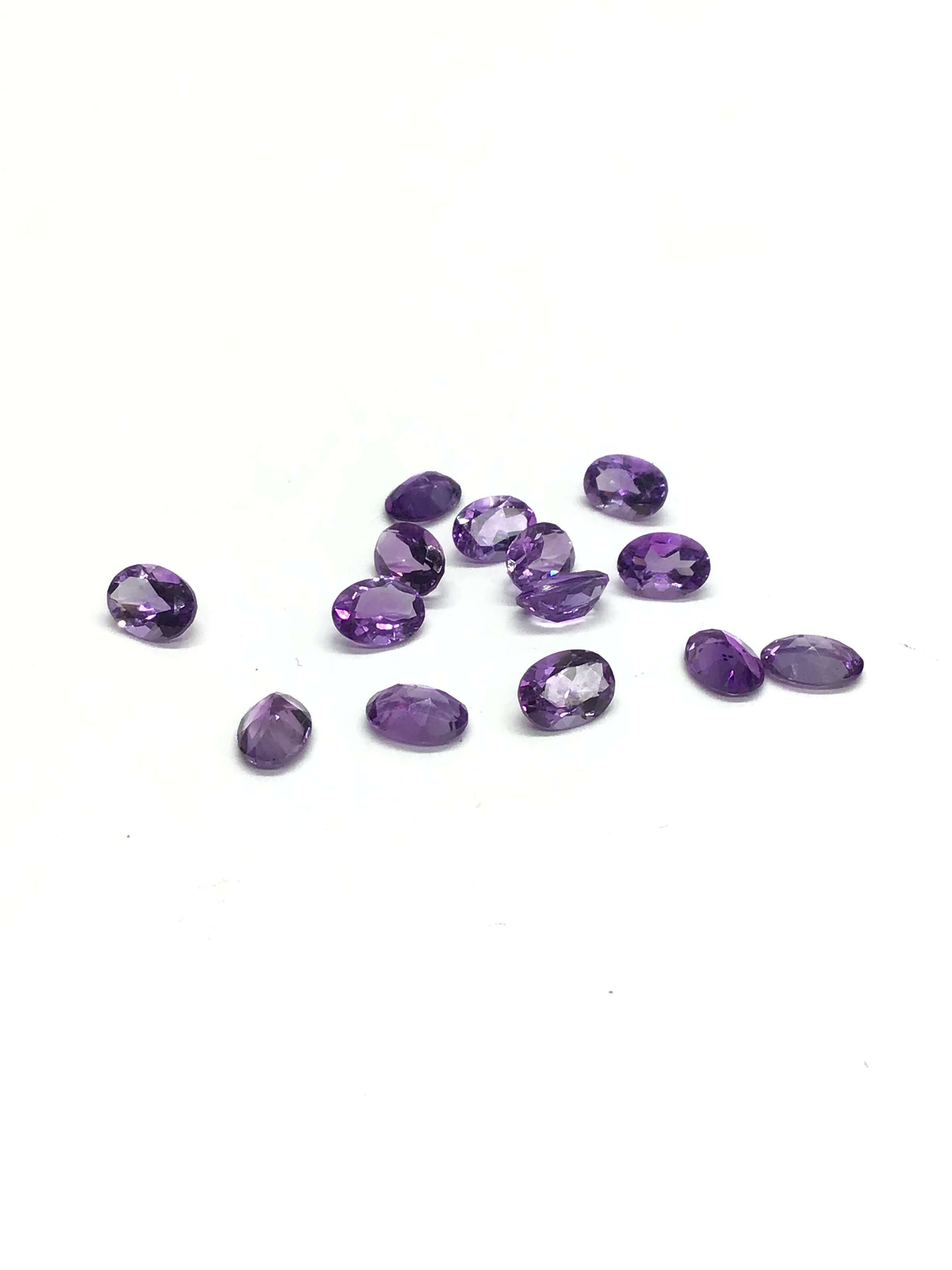 Amethyst gemstones