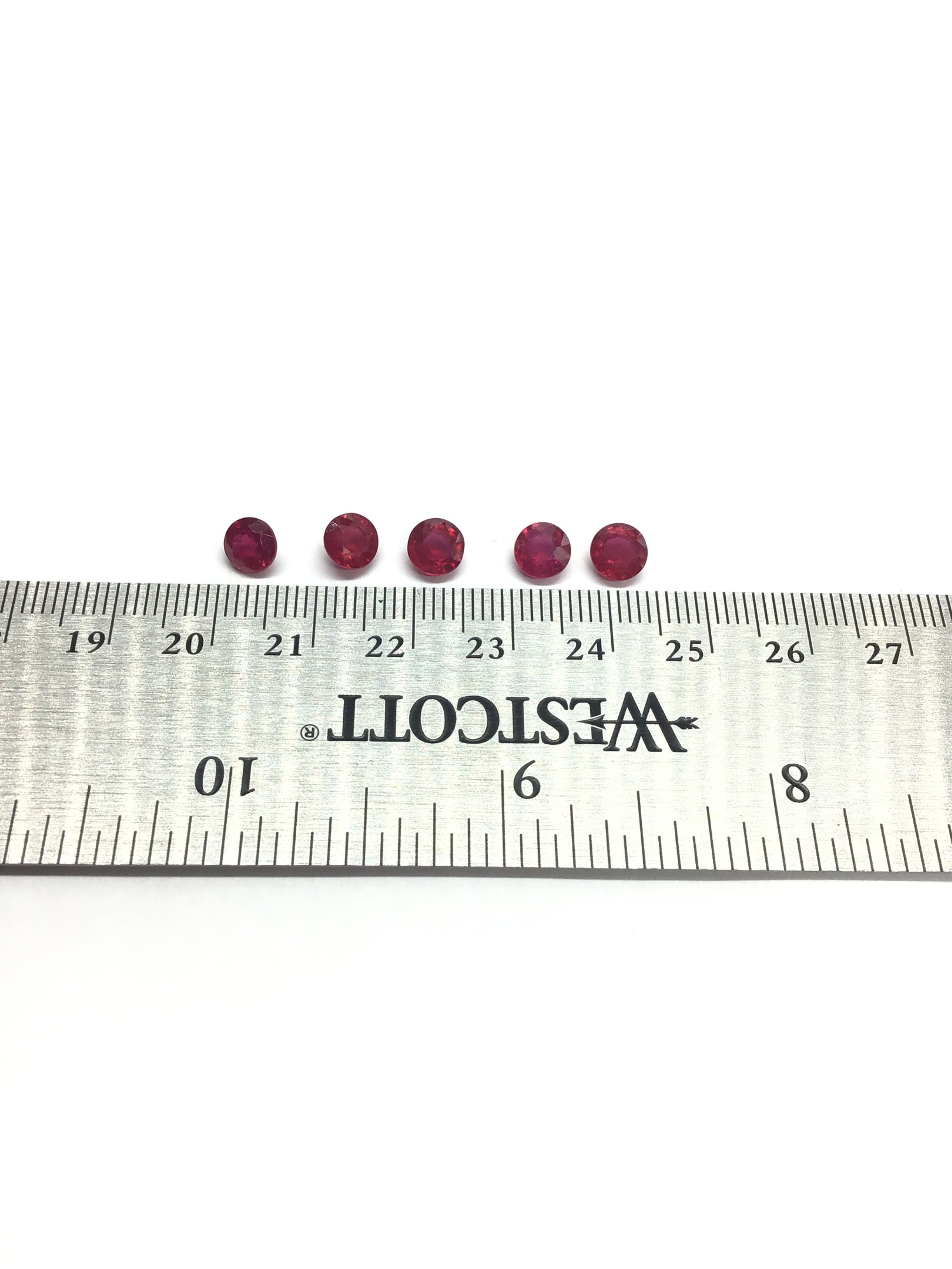 Ruby gemstones