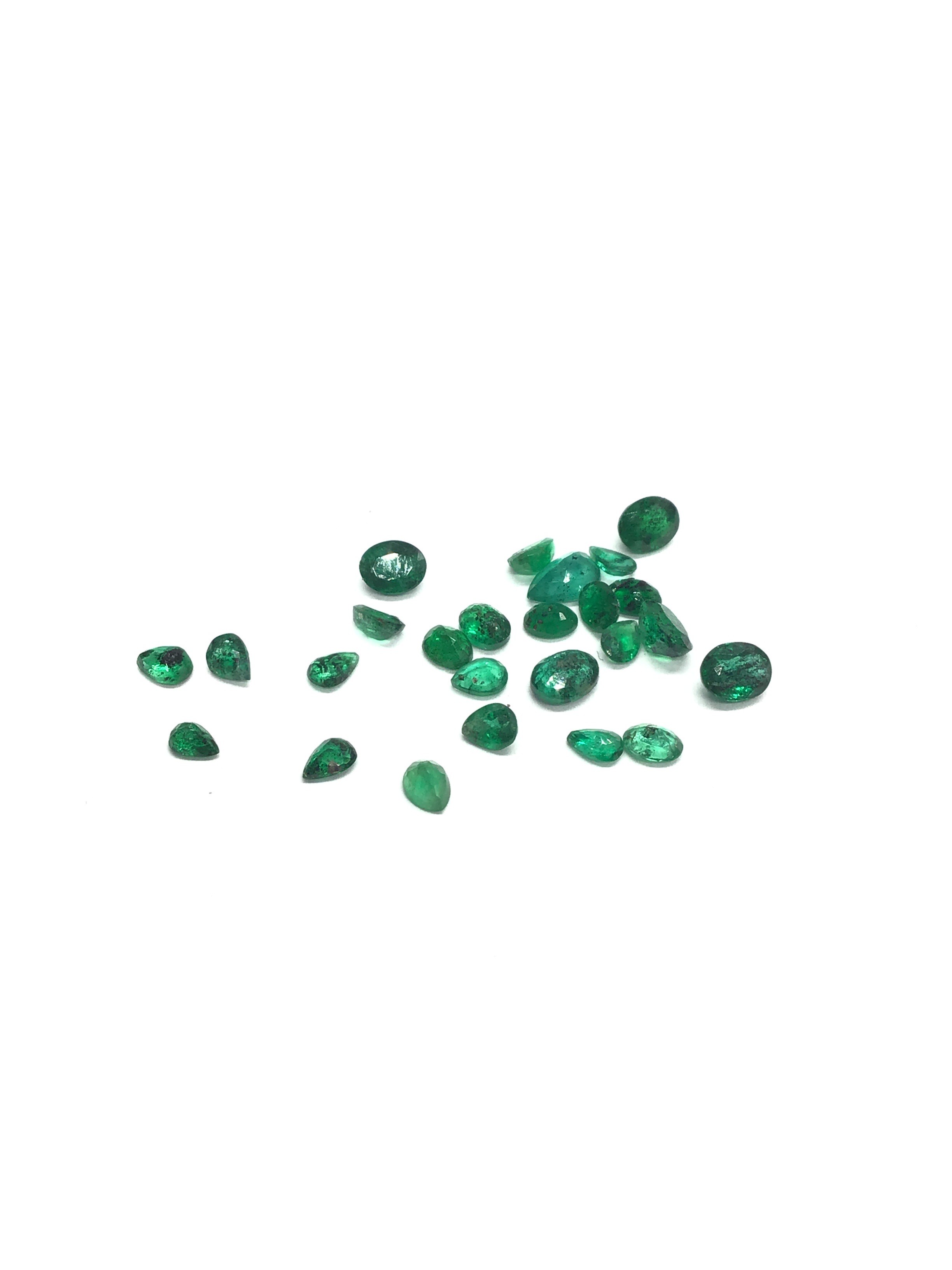 Emerald gemstones
