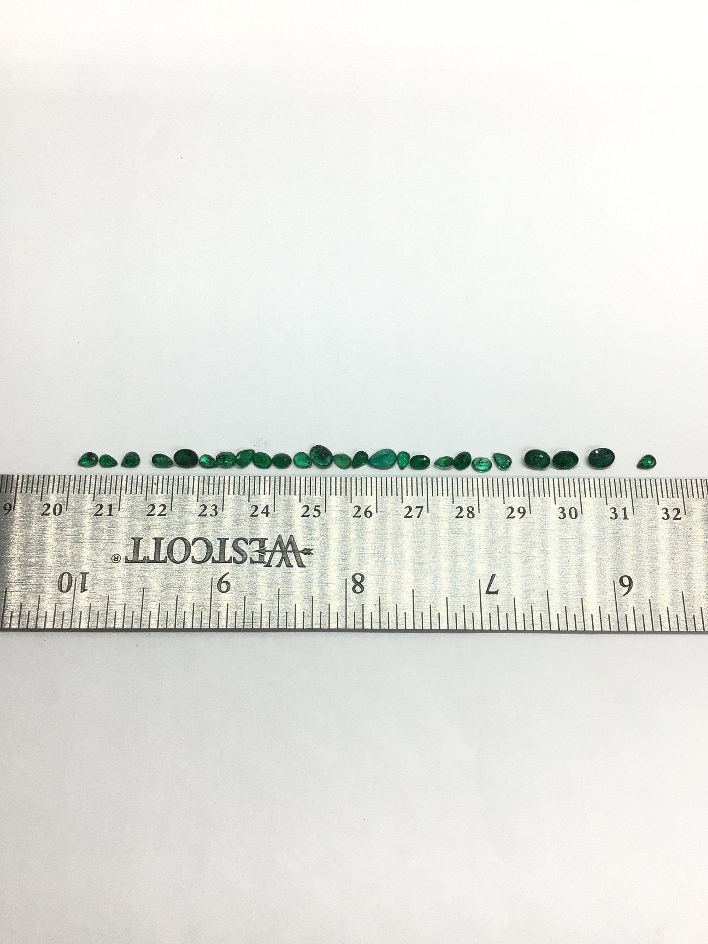 Emerald gemstones