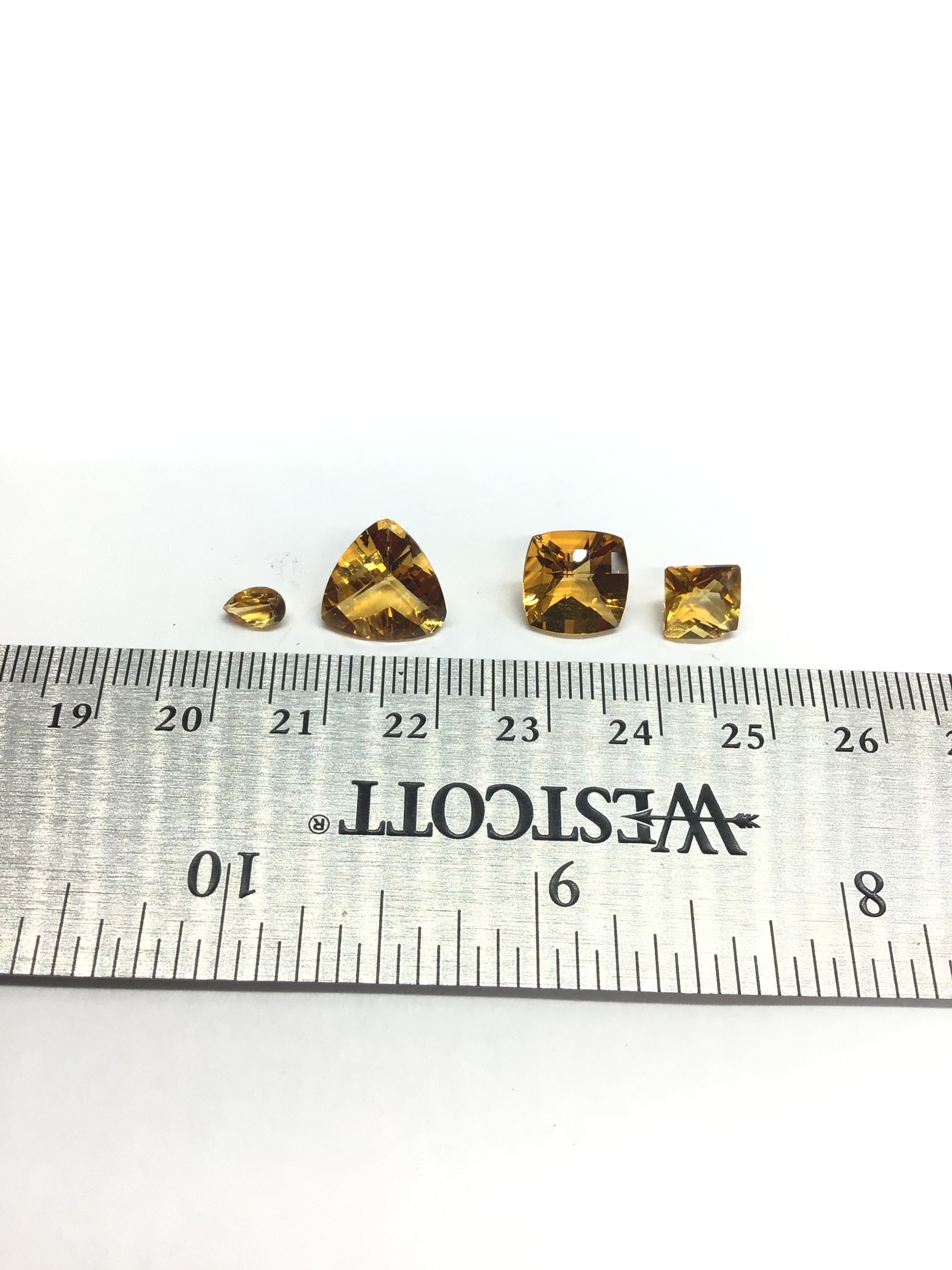 Citrine gemstones