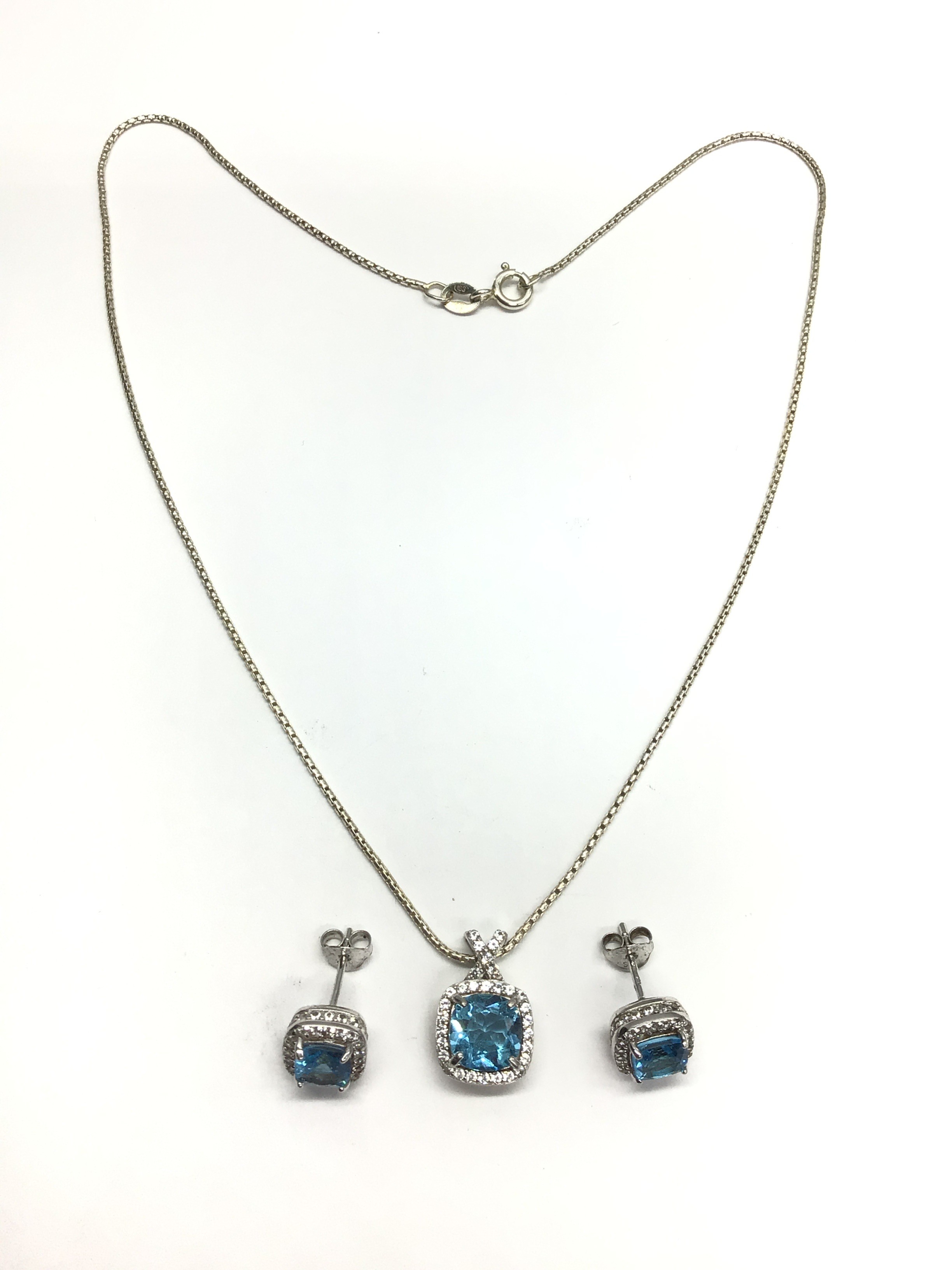 Sterling silver jewelry set