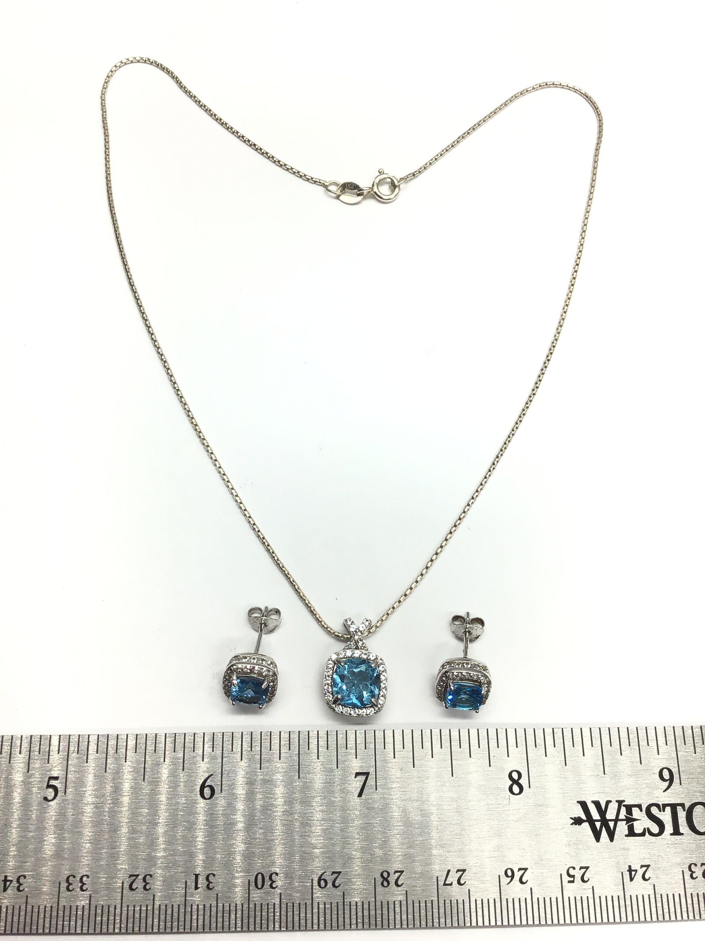 Sterling silver jewelry set