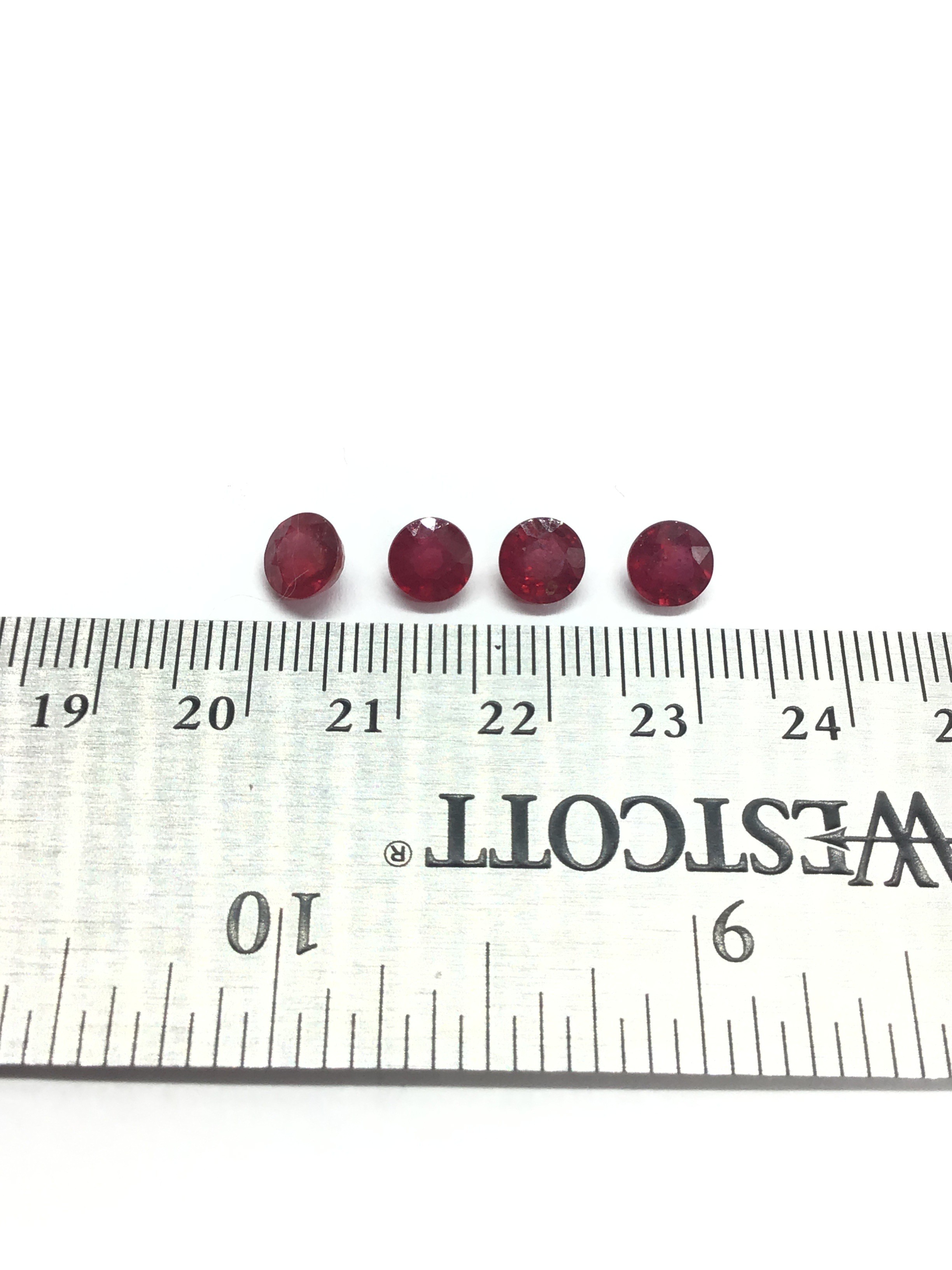 Ruby gemstones