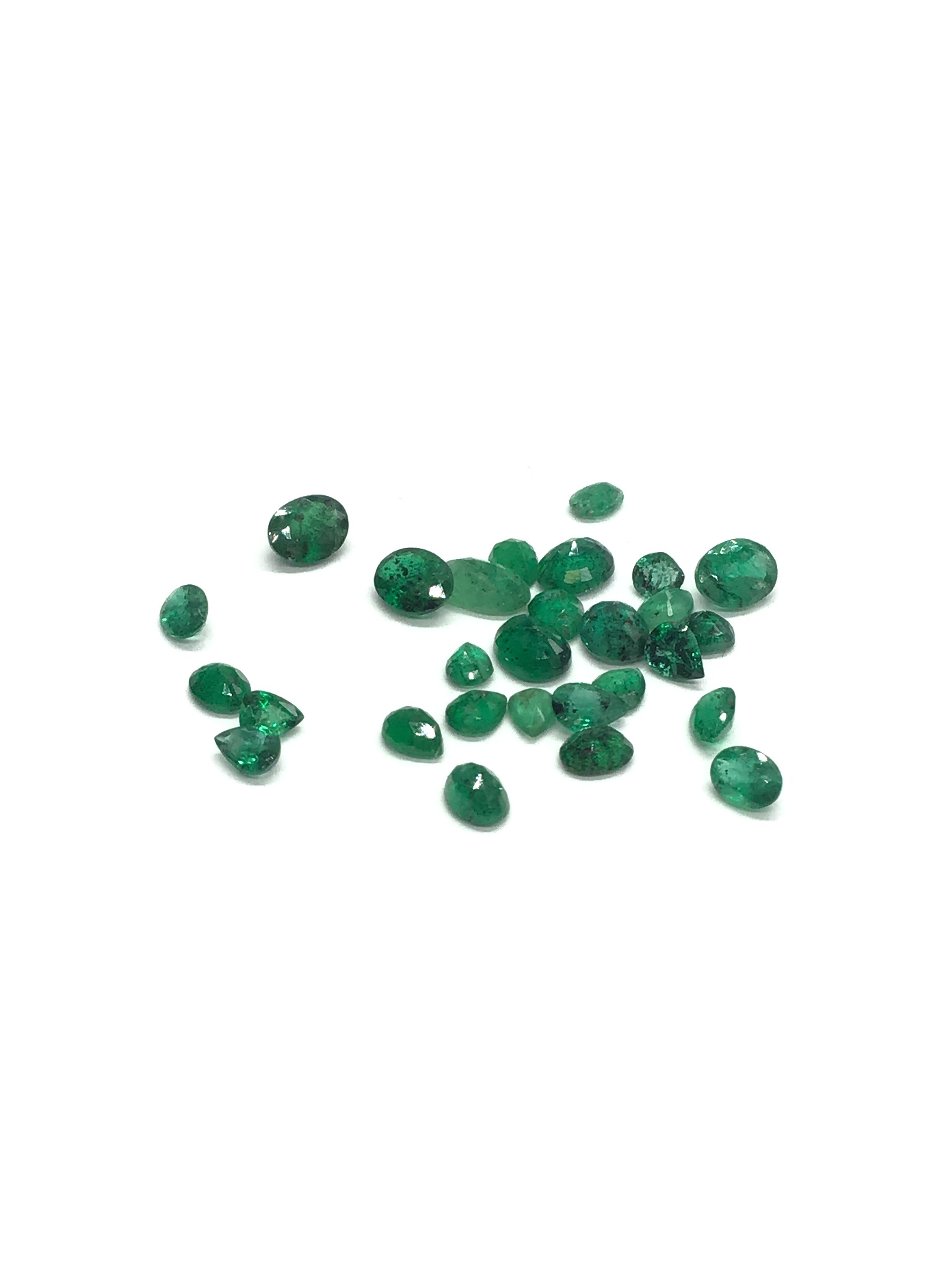 Emerald gemstones