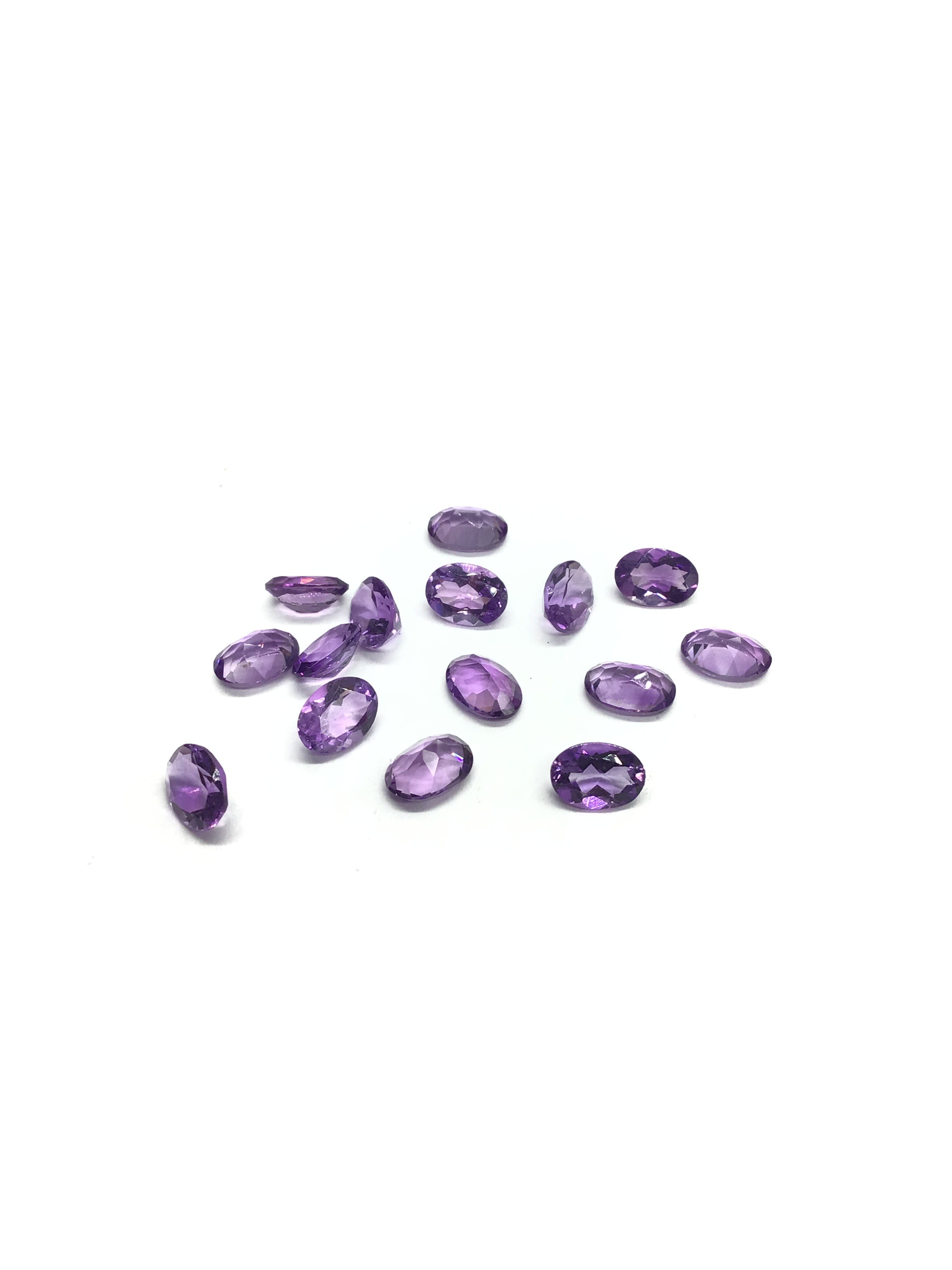 Amethyst gemstones