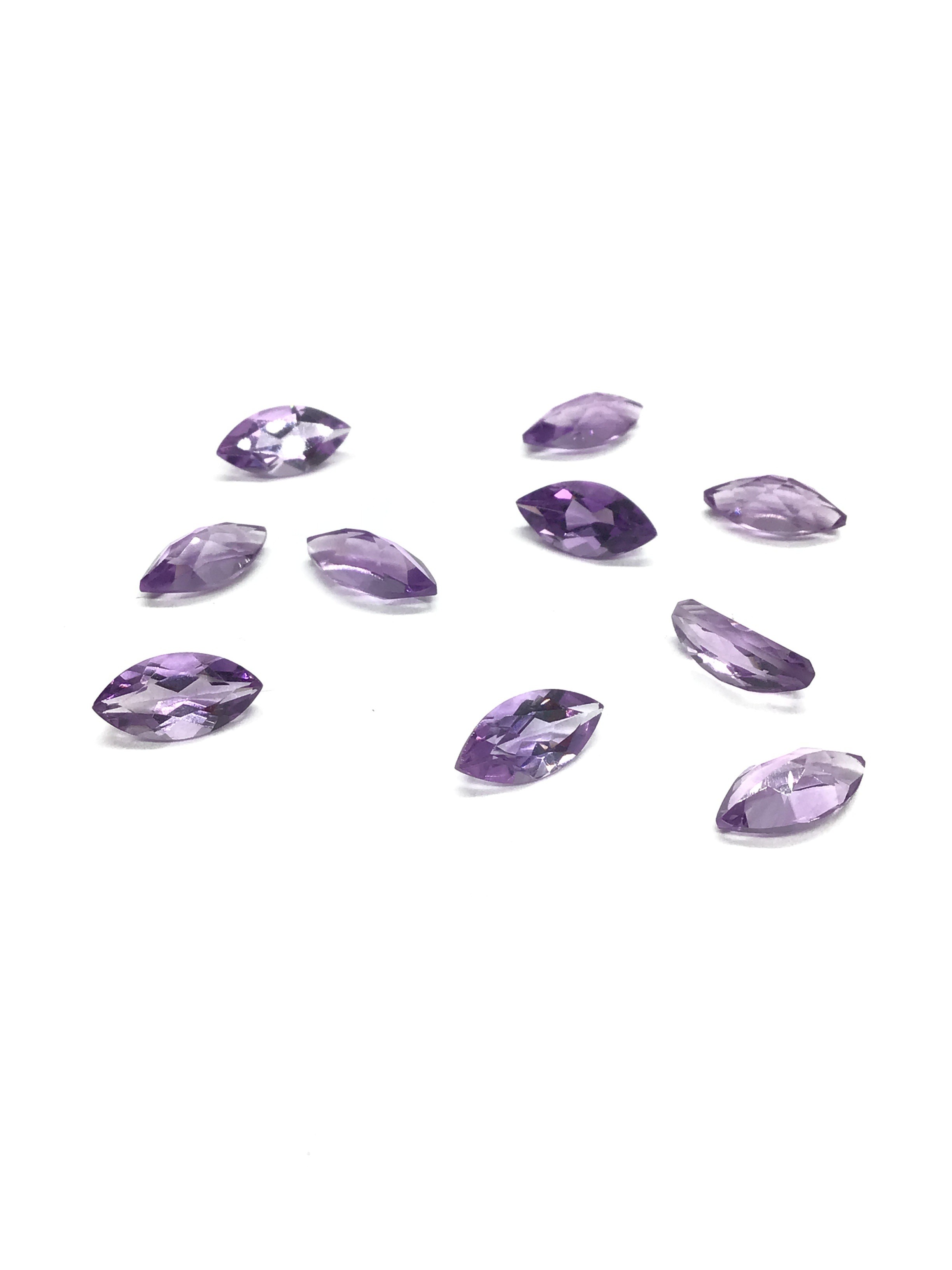 Amethyst gemstones