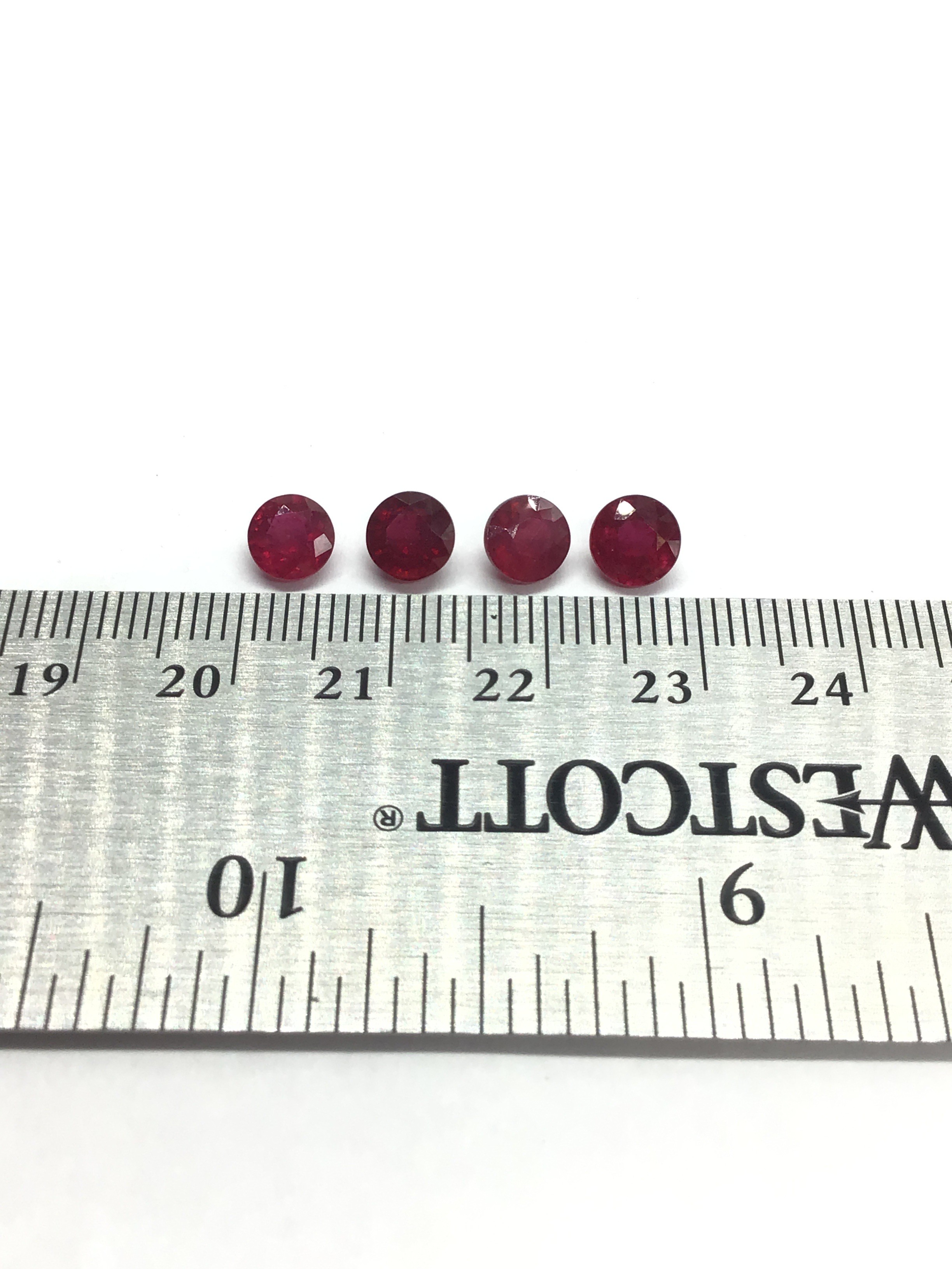 Ruby gemstones