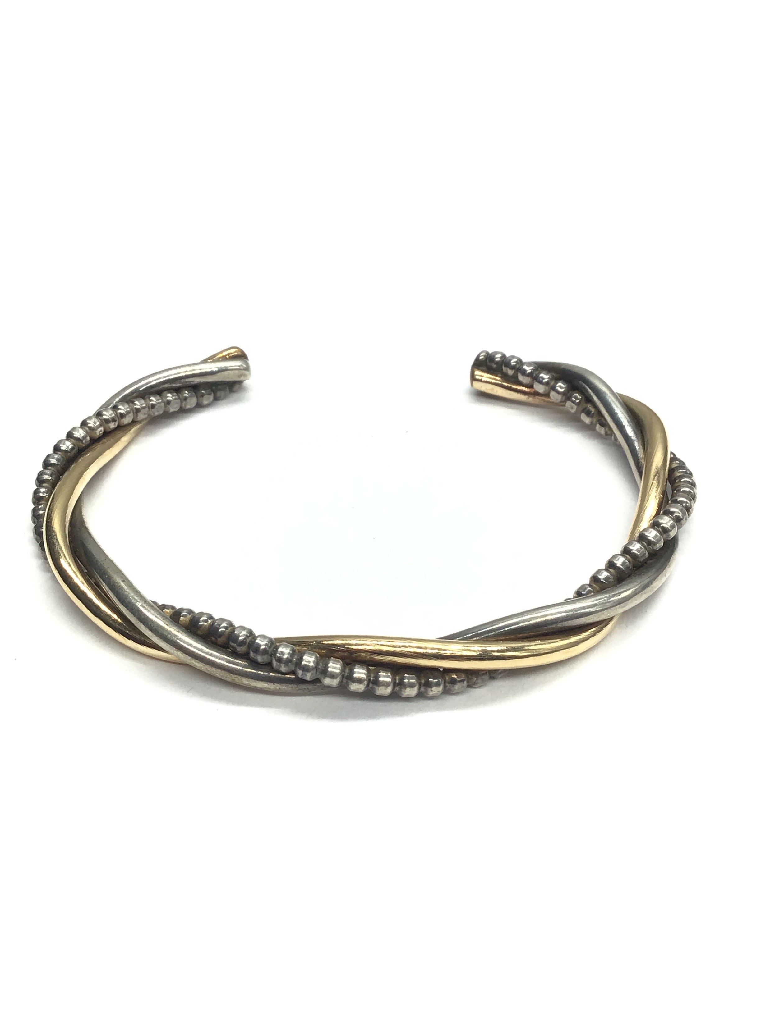 Sterling silver cuff bracelet