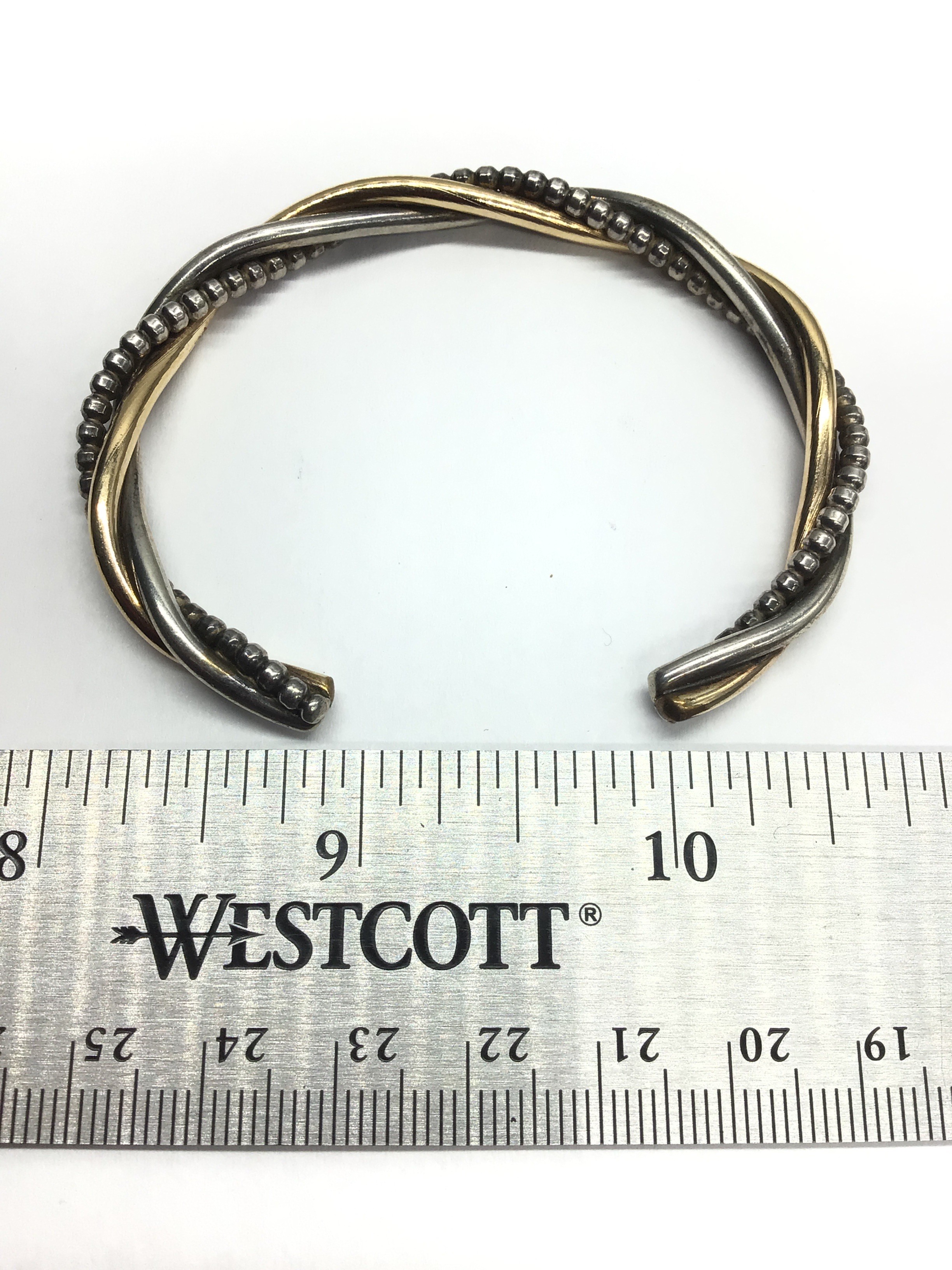 Sterling silver cuff bracelet