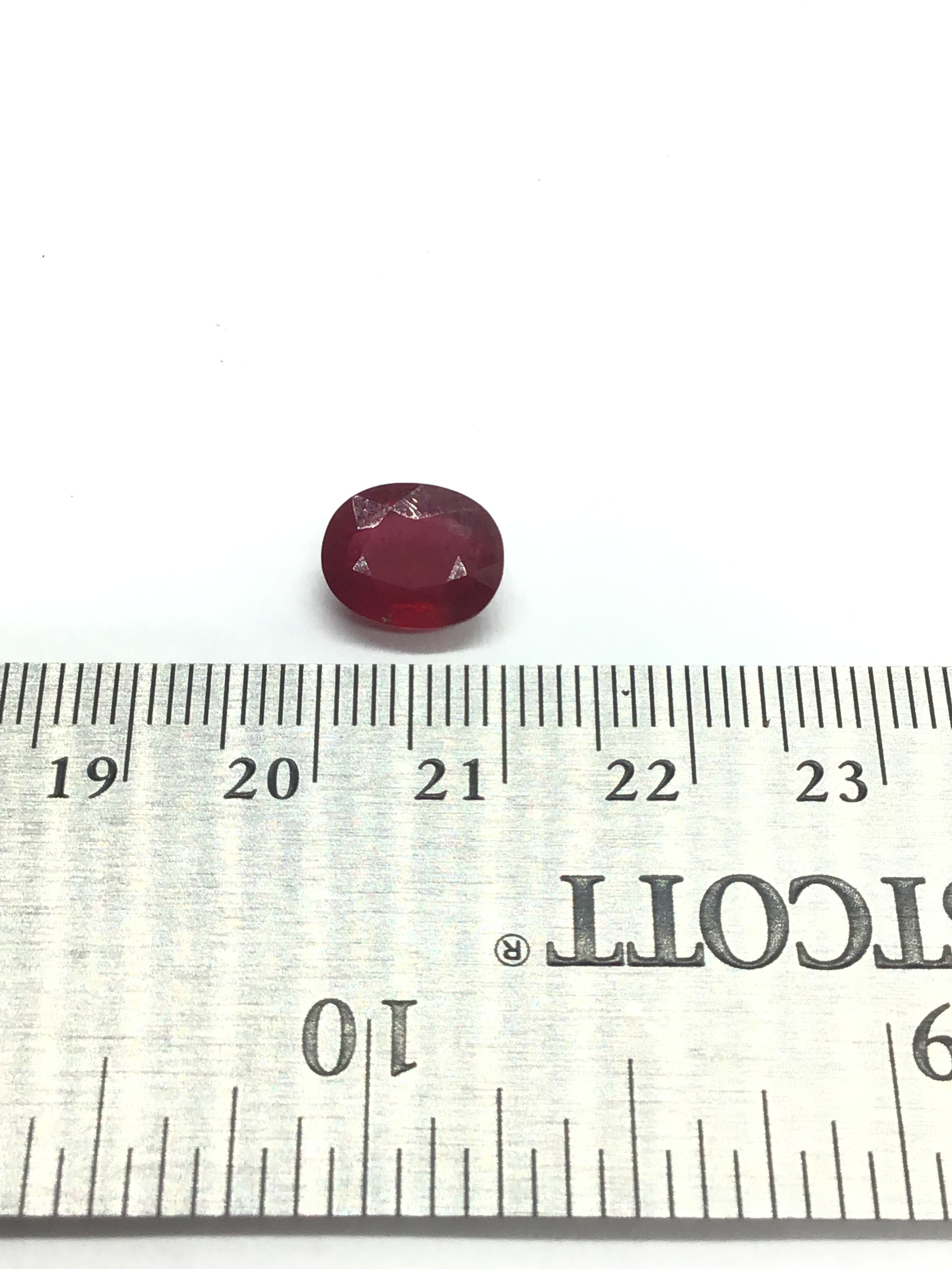 Ruby gemstone