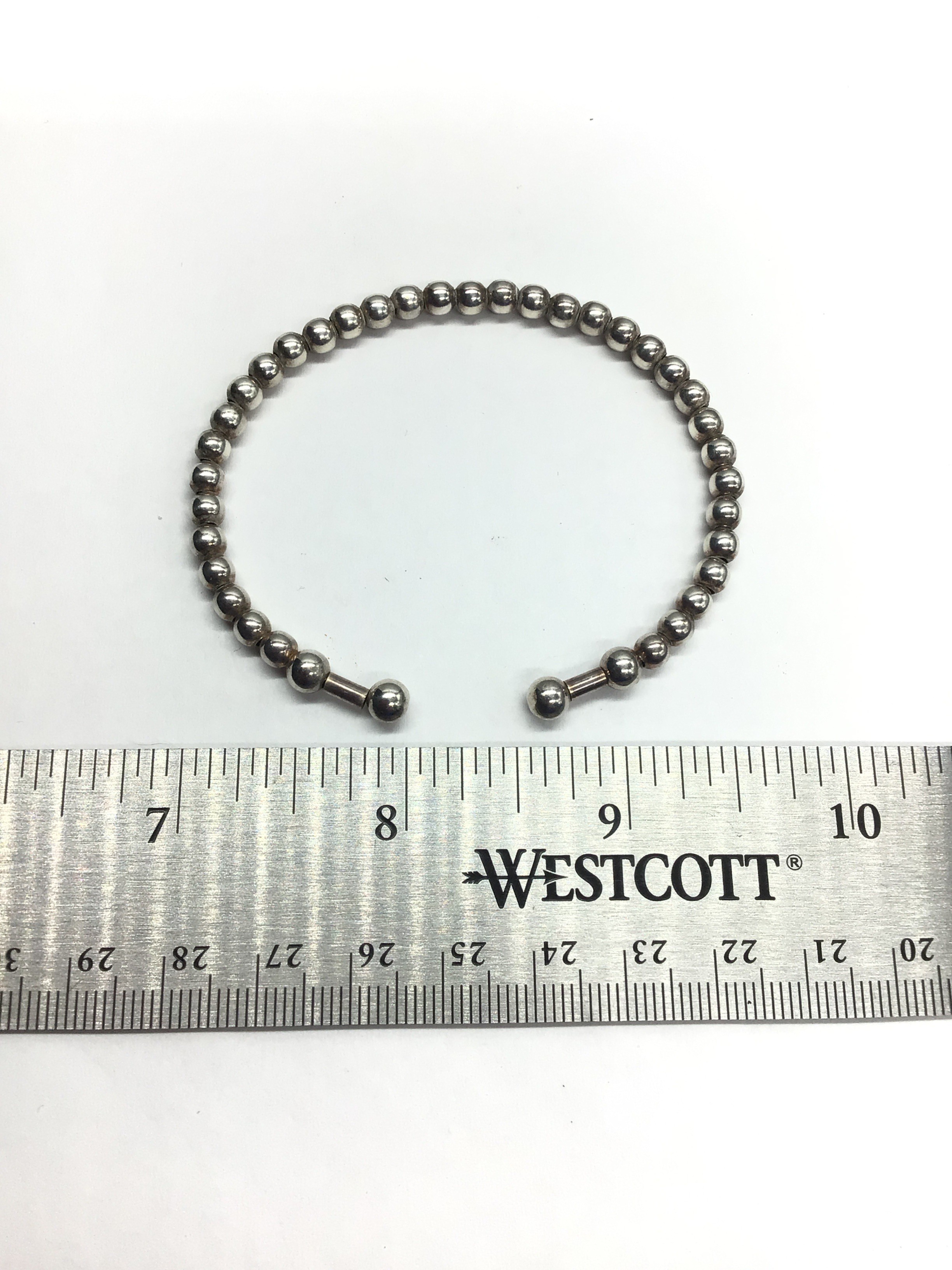 Sterling silver cuff bracelet