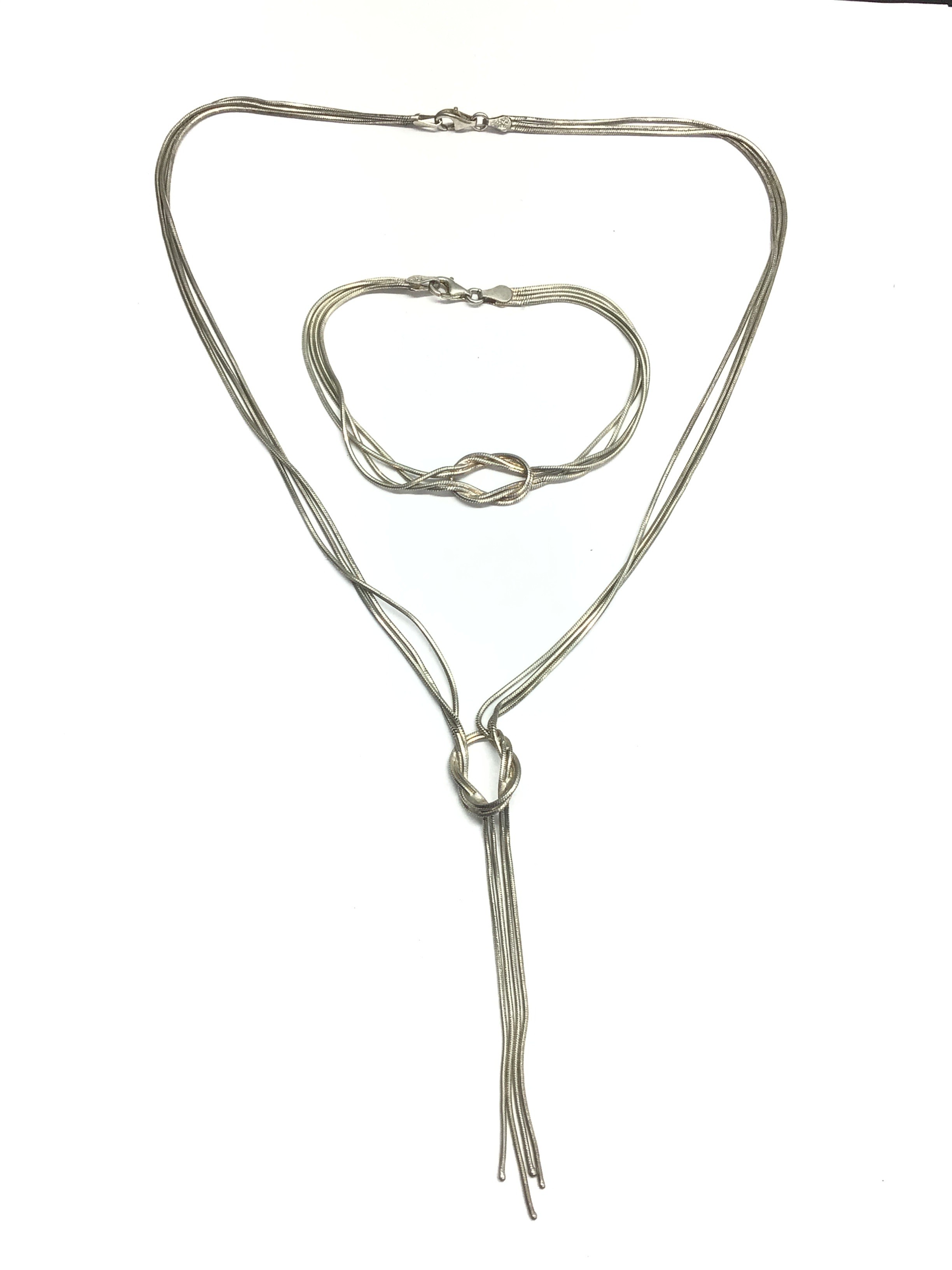 Sterling silver jewelry set