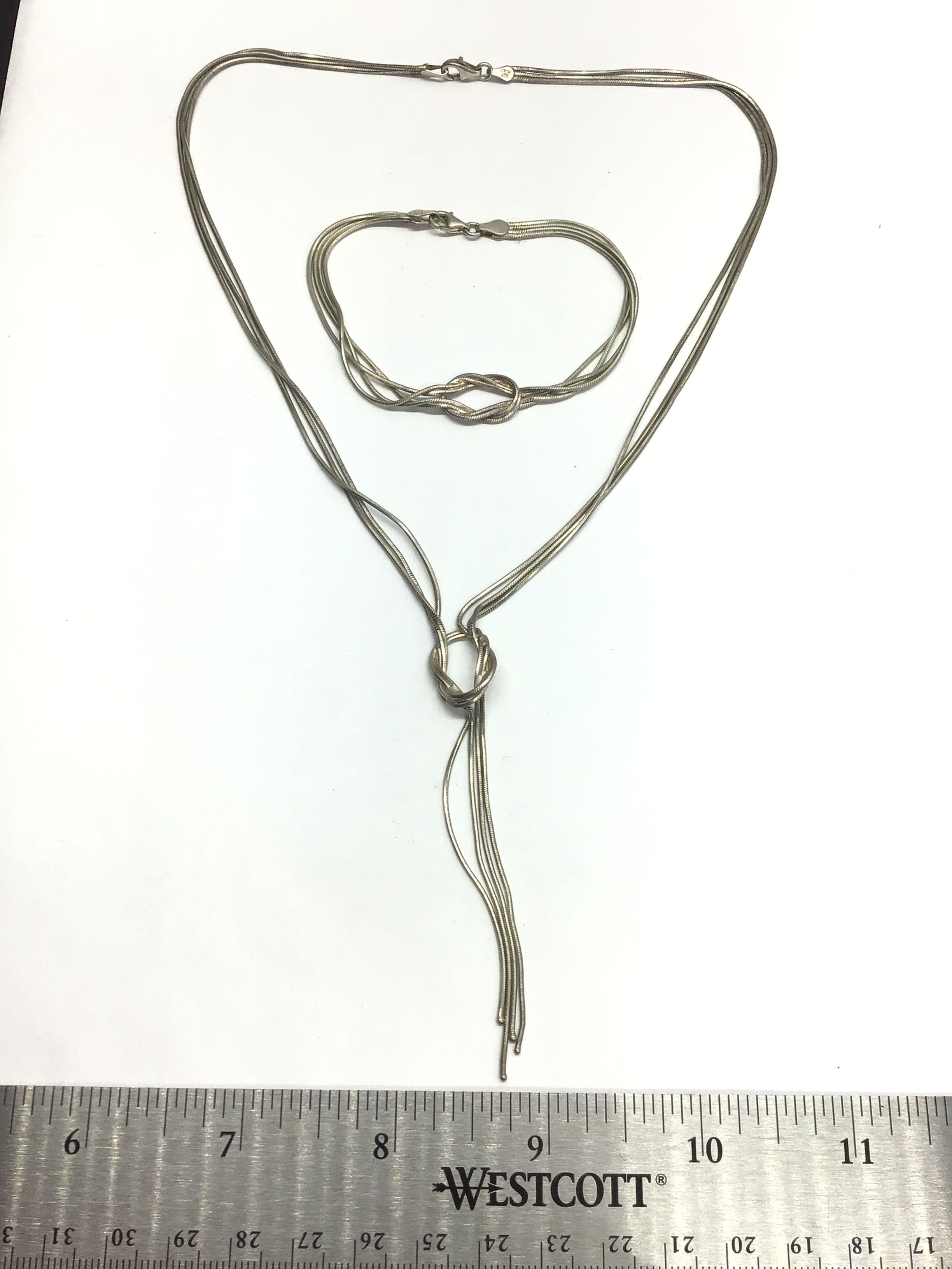 Sterling silver jewelry set